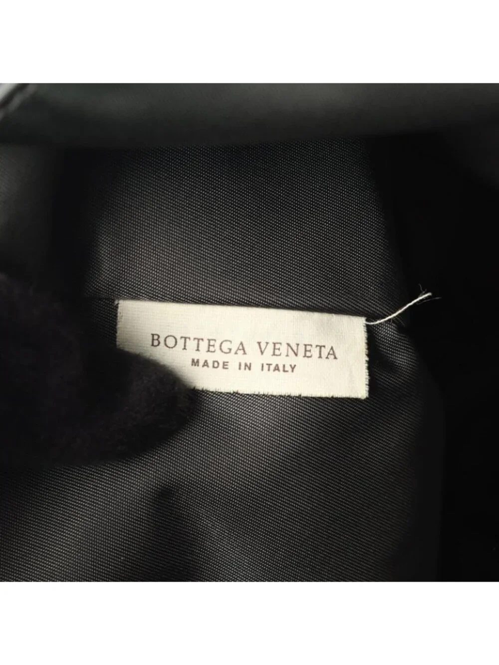 Bottega Veneta Tote Bag Intreccio Illusion Black Nylon Leather
